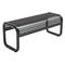 Tube Outdoor Bench  option Black