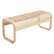 Tube Outdoor Bench  option Tan