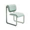 Tube Dining Chair  option Moon Dust / Grey Vegan Leather