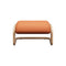 Tube Ottoman  option Tan / Vegan Leather