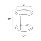 Tube Ceramic Side Table