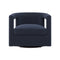 Alana Upholstered Swivel Lounge Chair  option 1580-444 Velvet Blue