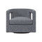 Alana Upholstered Swivel Lounge Chair  option 5533-011 Crypton Chenille Grey