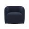 Aline Upholstered Swivel Lounge Chair  option 1580-444 Velvet Blue