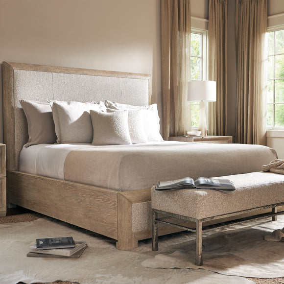 Aventura Upholstered Panel Bed