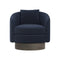 Camino Upholstered Swivel Lounge Chair  option 1580-444 Velvet Blue