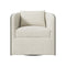 Eliot Upholstered Swivel Lounge Chair  option 1146-002 Boucle White/Cream