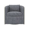 Eliot Upholstered Swivel Lounge Chair  option 5533-011 Crypton Chenille Grey