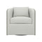 Eliot Upholstered Swivel Lounge Chair  option 5555-000 Shield White/Cream