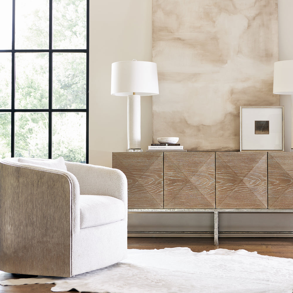 Eliot Upholstered Swivel Lounge Chair