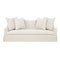 Grace Sofa  option 1429-002 Linen White/Cream