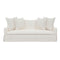 Grace Sofa  option 5558-000 Crypton Chenille White/Cream