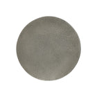 Linea Metal Round Chairside Table with Interlocking Shape