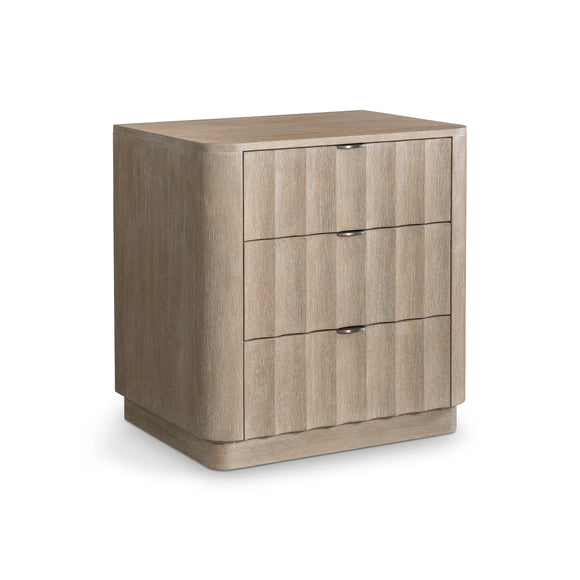 Loggia 3-Drawer Nightstand