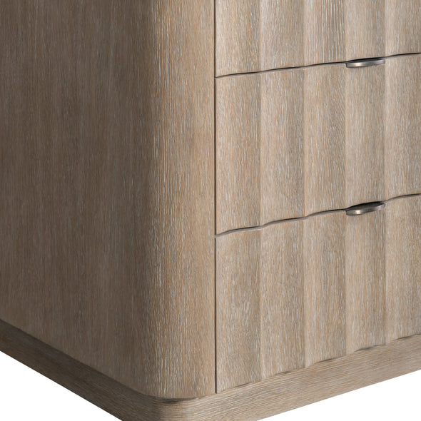 Loggia 3-Drawer Nightstand