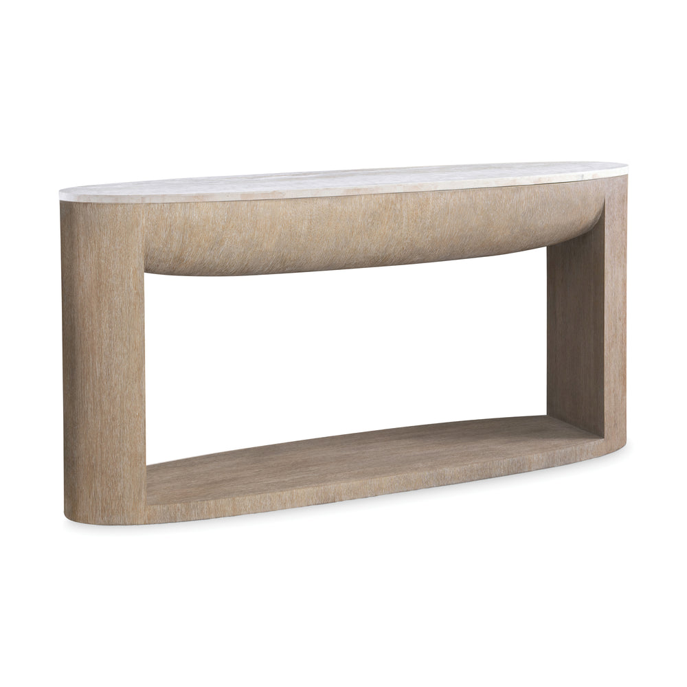 Loggia Oval Console Table