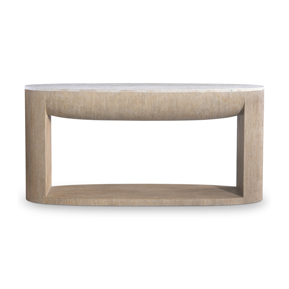 Loggia Oval Console Table