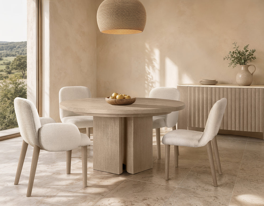 Loggia Round Extendable Dining Table