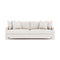Mily Sofa  option 1273-002 Boucle Chenille White/Cream