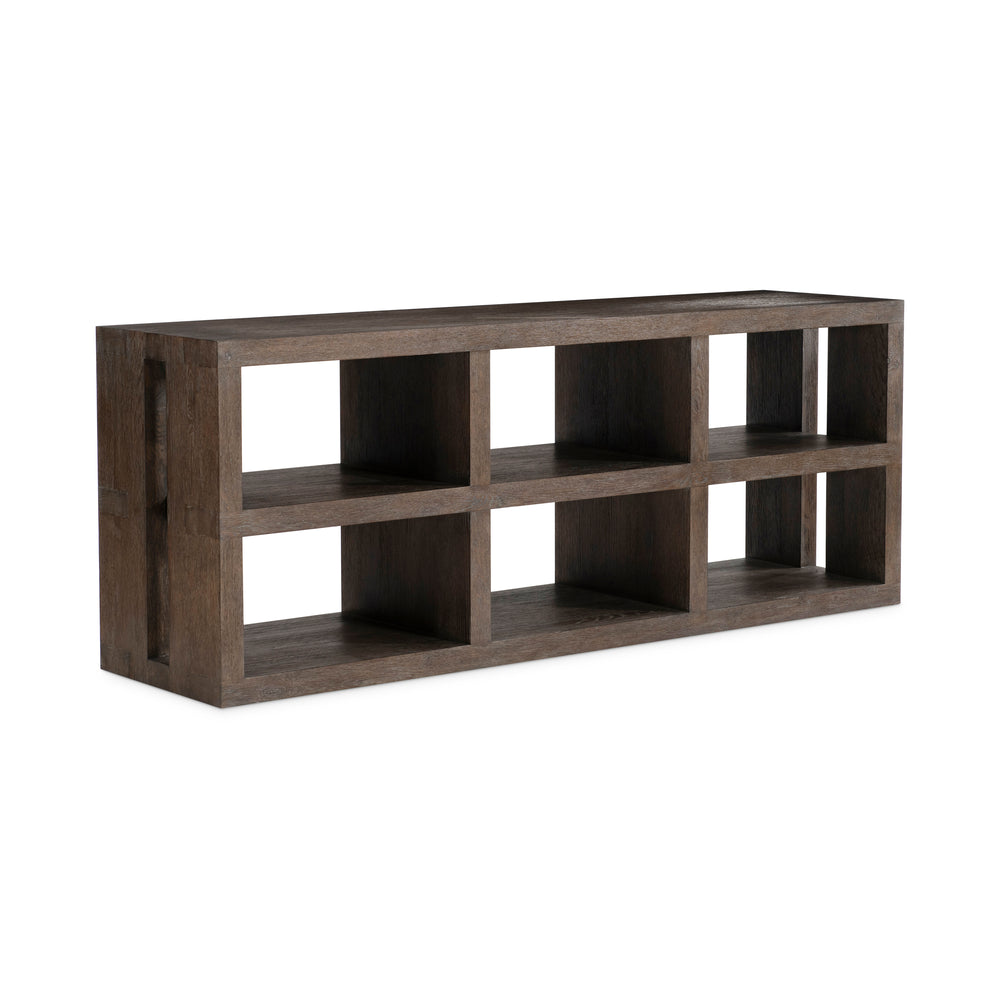 Outline Console Table with 2 Shelves