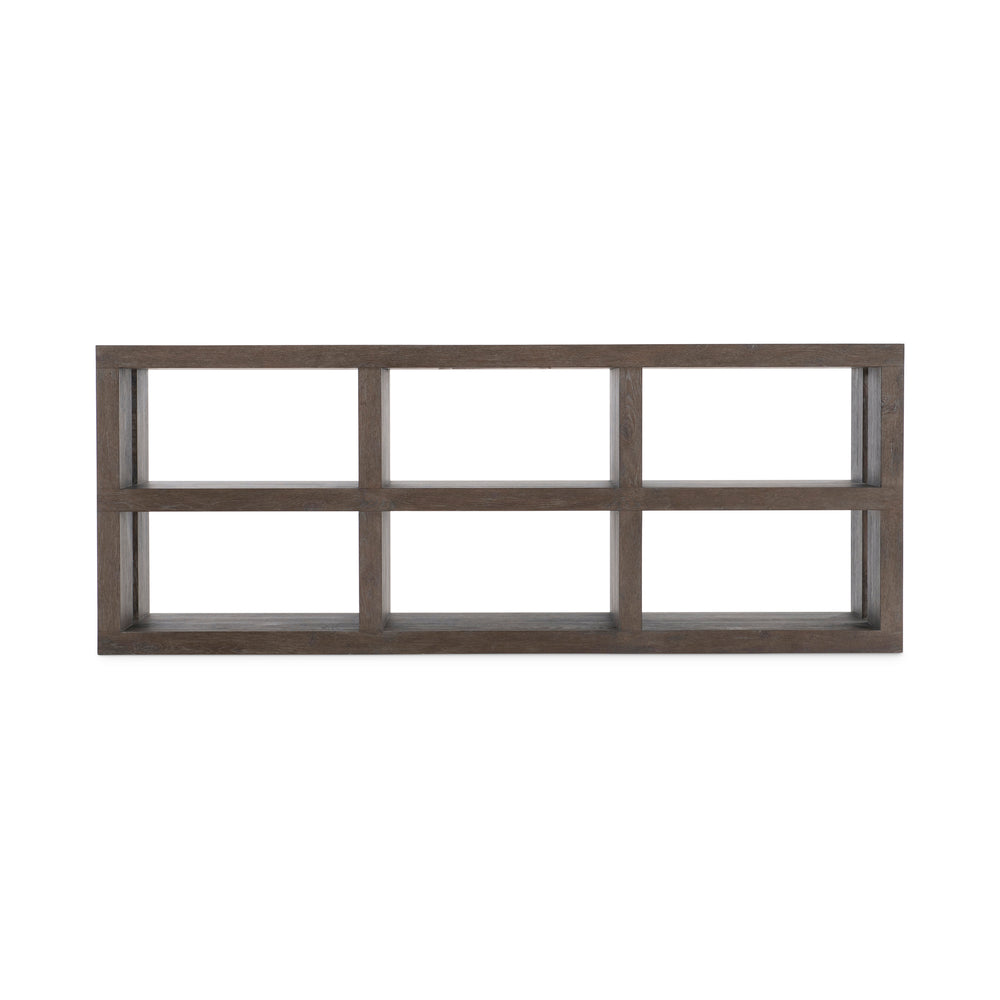 Outline Console Table with 2 Shelves