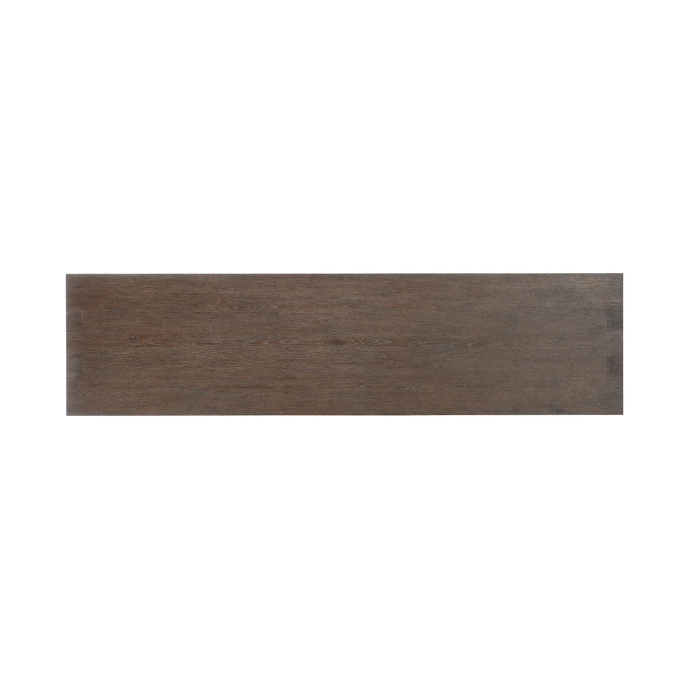 Outline Console Table with 2 Shelves