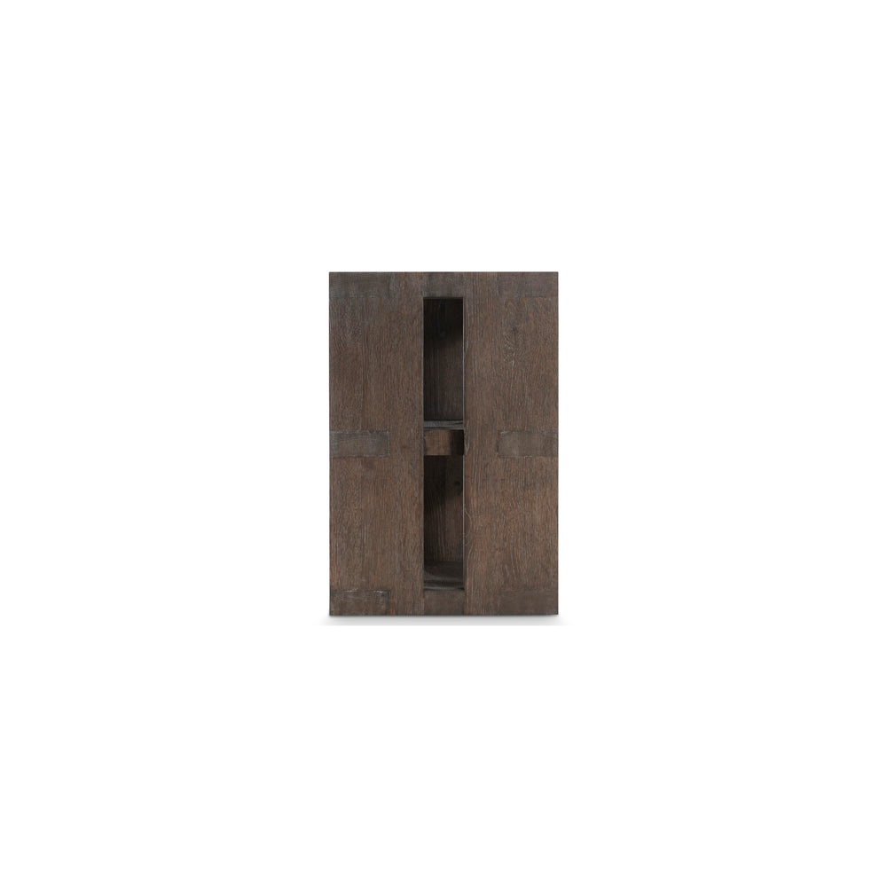 Outline Console Table with 2 Shelves