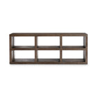 Outline Console Table with 2 Shelves