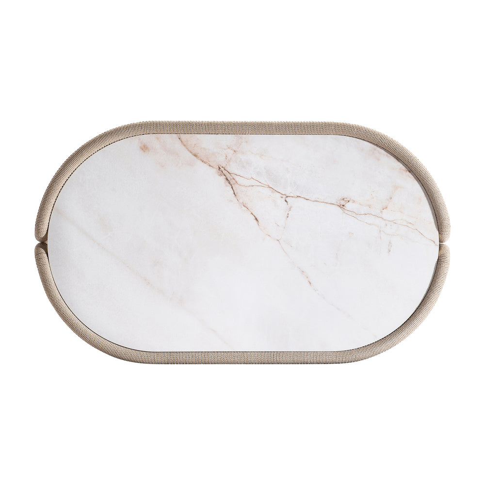 Trellis Oval Coffee Table
