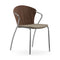 Bessi Seat Upholstered Dining Chair with Wood Back  option Re-Wool 218