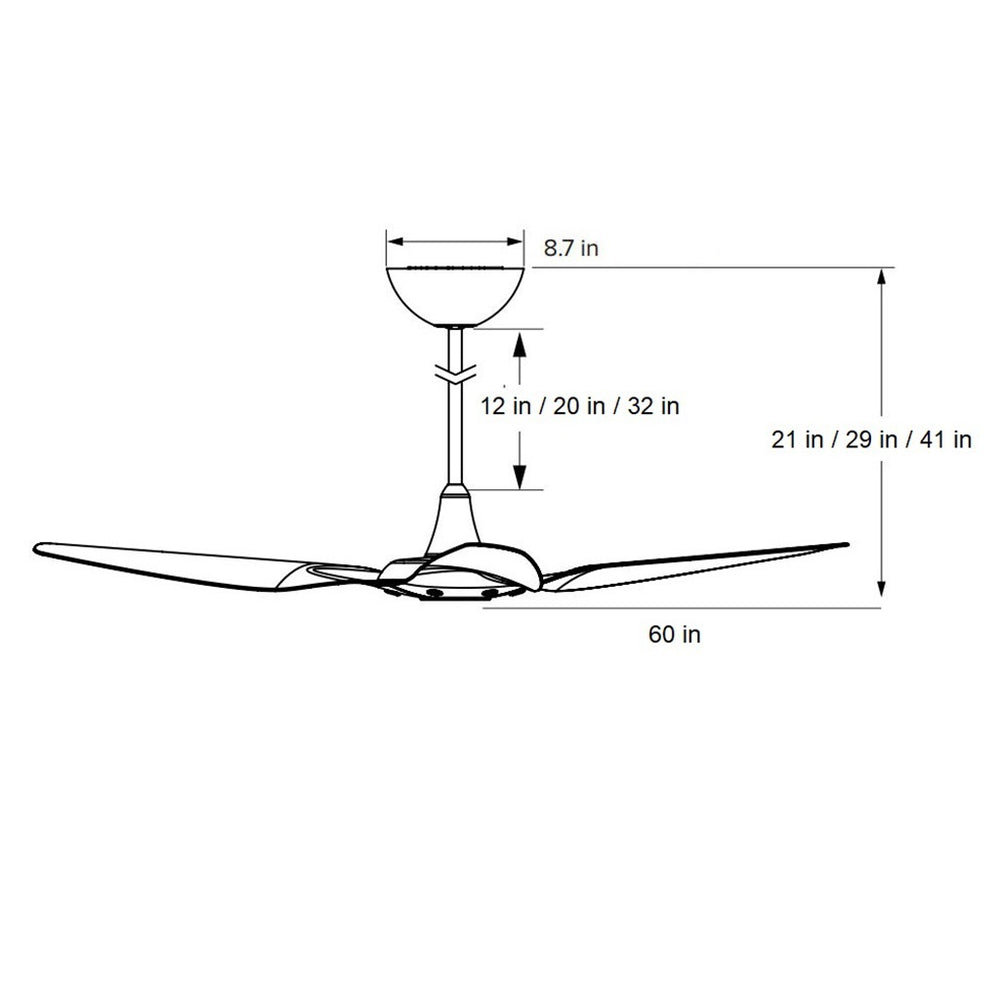 Haiku 60 Outdoor Universal Mount Ceiling Fan