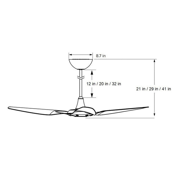 Haiku 84 Outdoor Universal Mount Ceiling Fan