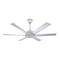 Mammoth Outdoor LED Ceiling Fan  option Silver