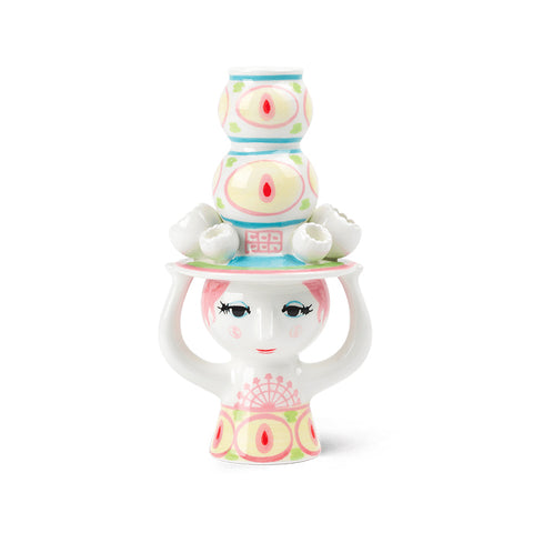 Lady with Hat Candle Holder