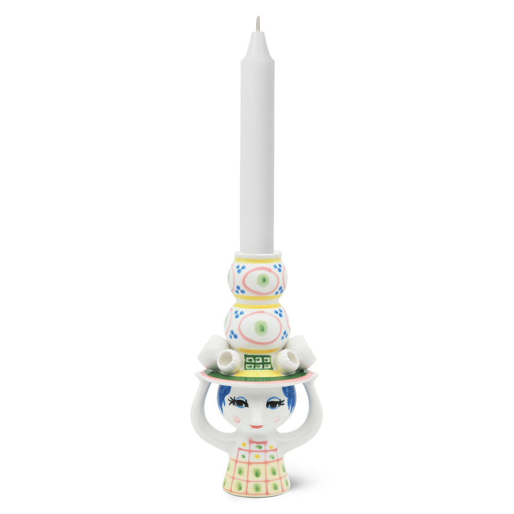 Lady with Hat Candle Holder