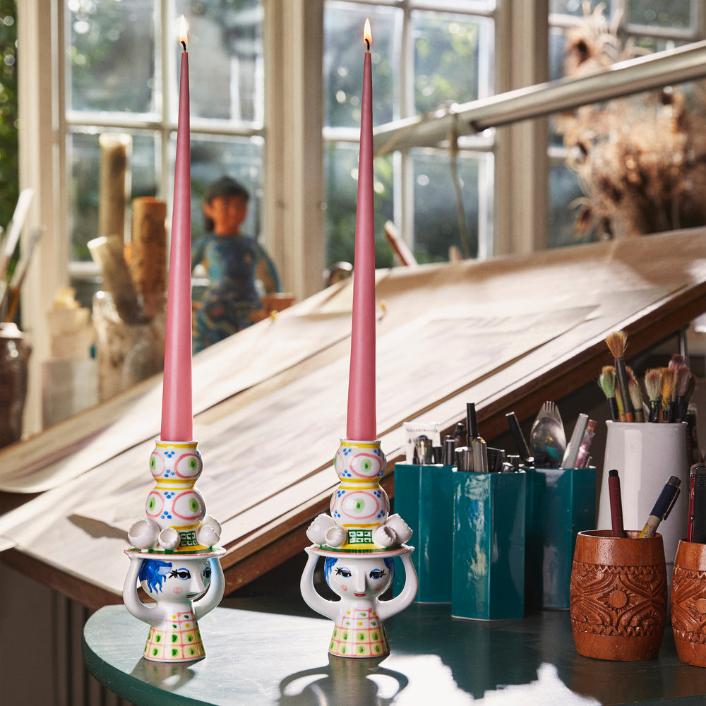 Lady with Hat Candle Holder