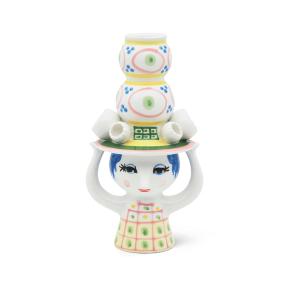 Lady with Hat Candle Holder