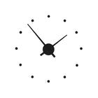 Black / Mini: 19.7 in width Oj Wall Clock OPEN BOX