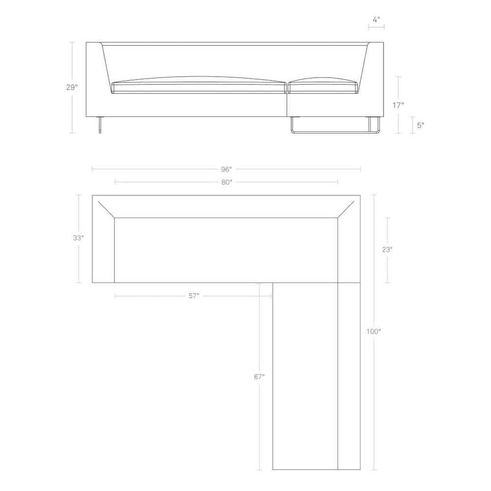 Bonnie and Clyde Sectional Sofa