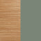 Cant Desk  option White Oak / Grey Green
