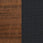 Sample color Walnut / Maharam Meld in Panda