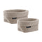 Tela Crochet Storage Basket (Set of 2)  option Moonbeam