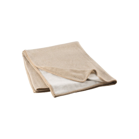 Ahwi Two-Tone Wool Throw Blanket