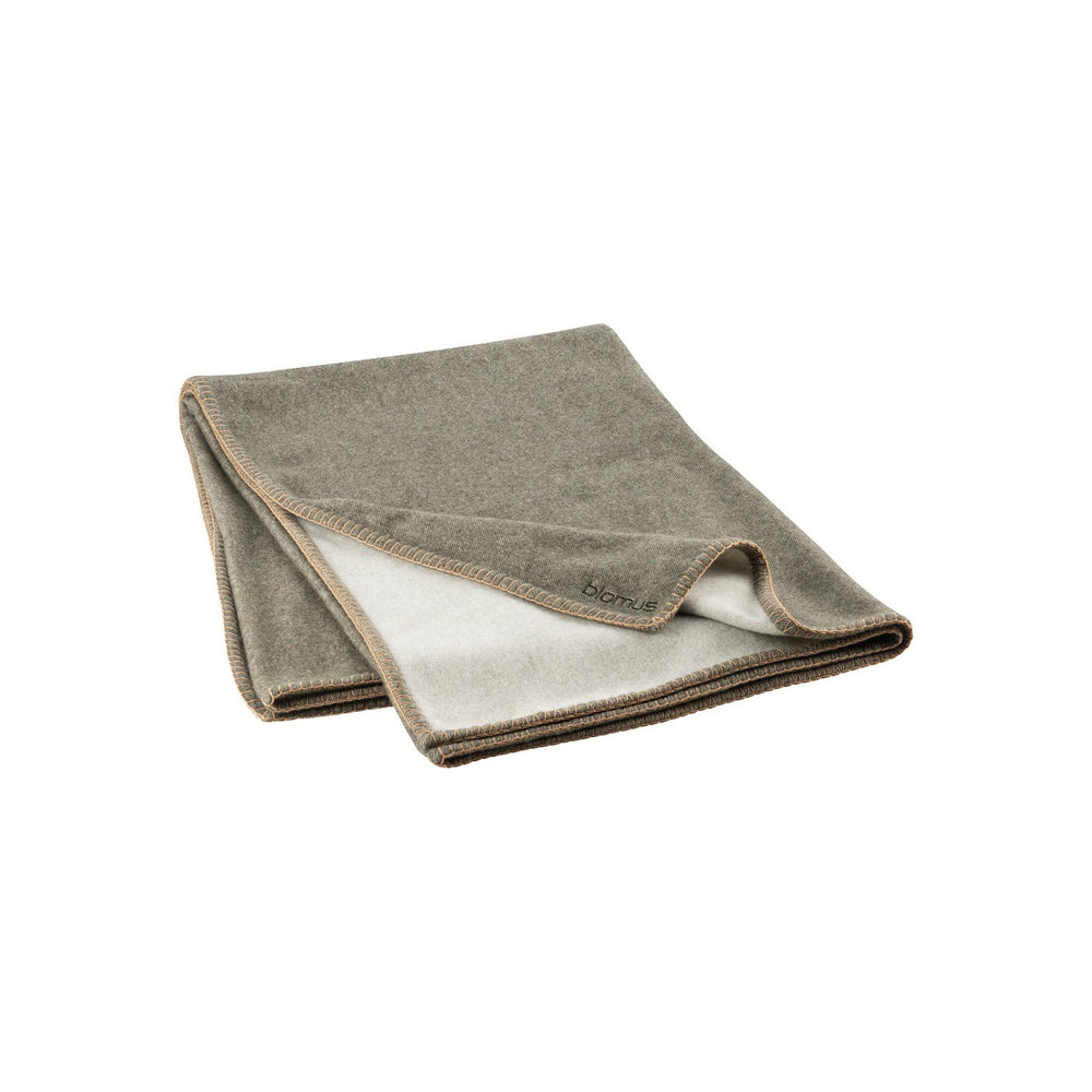 Ahwi Two-Tone Wool Throw Blanket