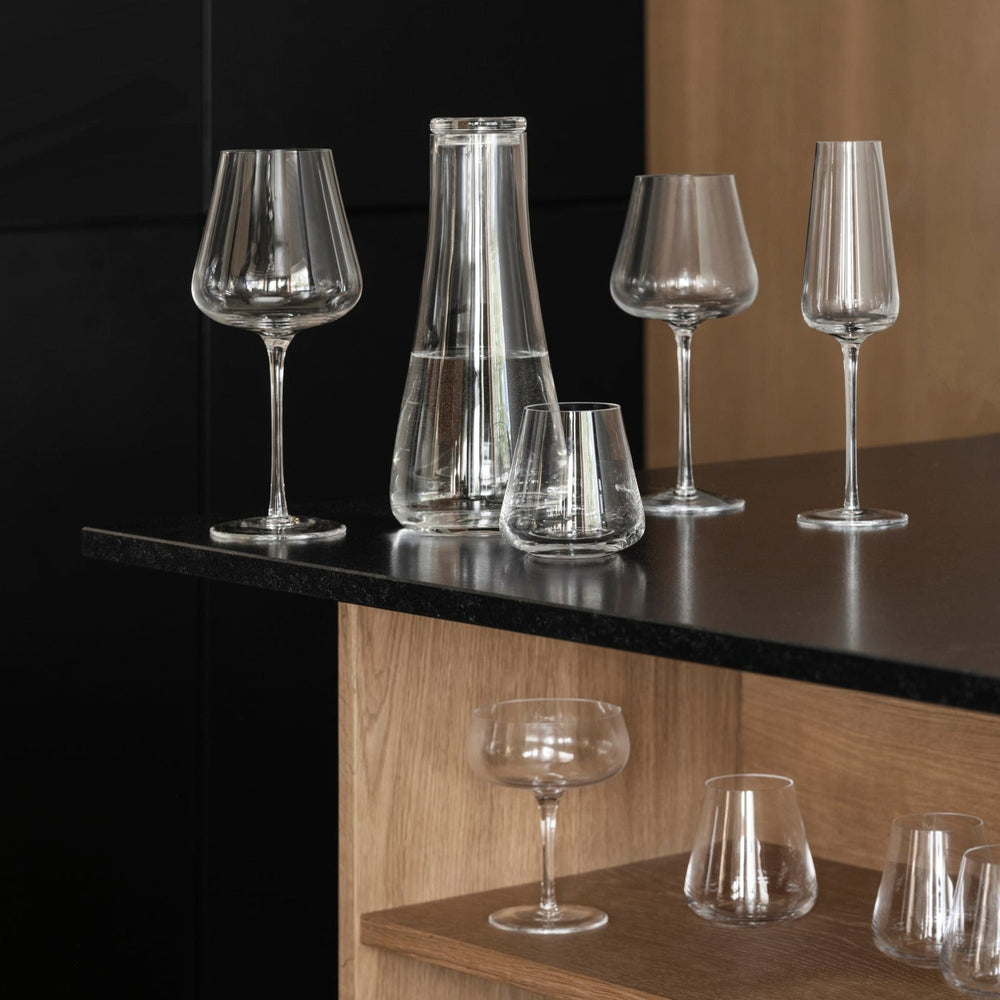 Belo Clear Champagne Glasses (Set of 2)