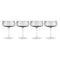 Belo Champagne Saucer (Set of 4)  option Smoke
