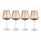 Belo White Wine Glass (Set of 4)  option Coffee