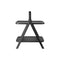 ETA Oak Side Table with Shelve  option Black Stained Oak