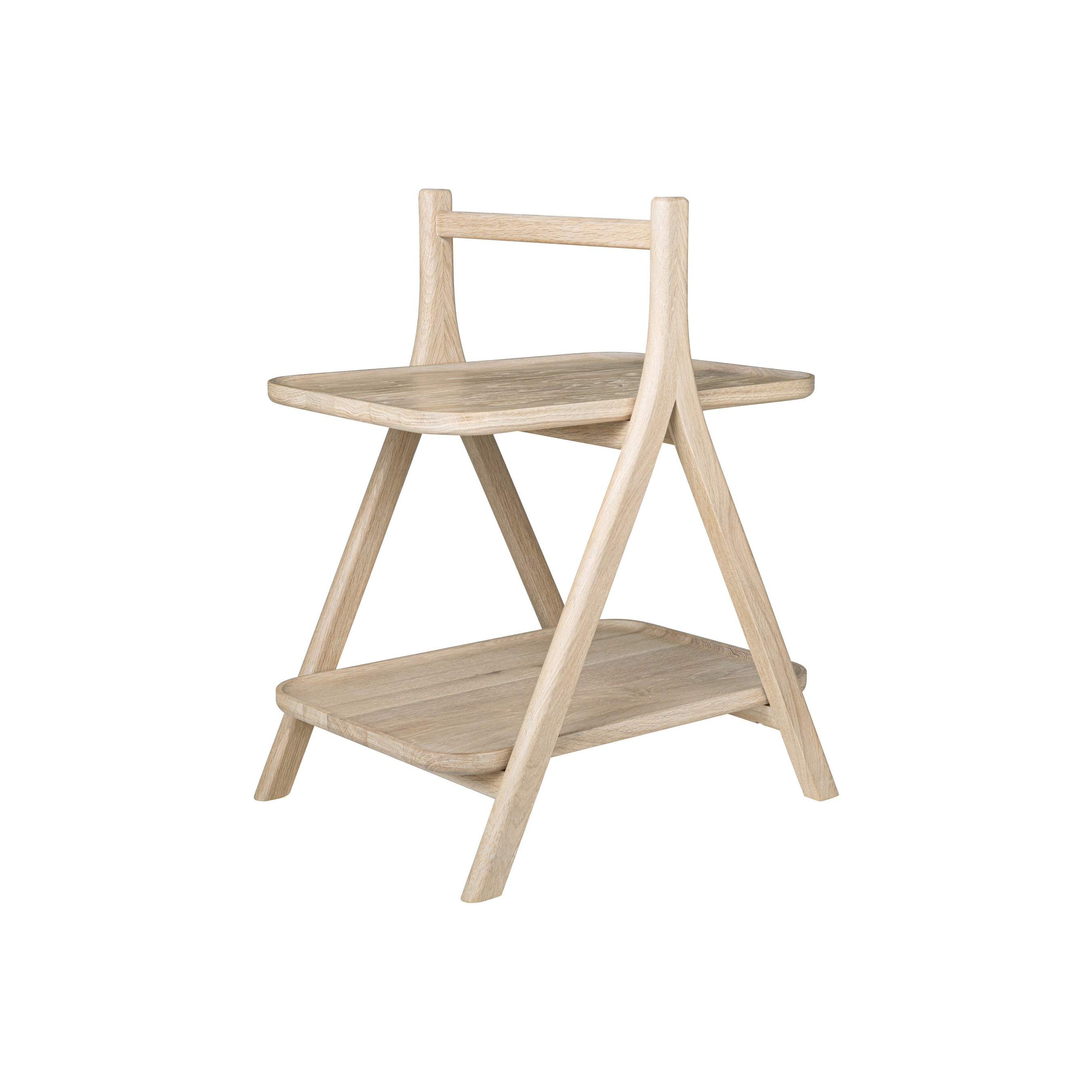 Blomus ETA Oak Side Table with Shelve - 2Modern