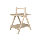 ETA Oak Side Table with Shelve